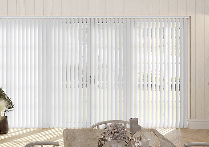 Solento (Blackout), Vogue White - Vertical Blind - Image 3